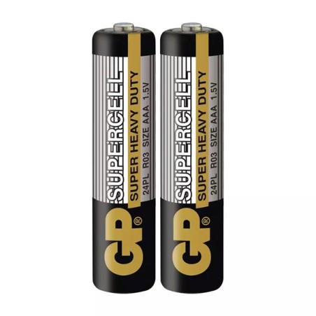 GP Jednorázová zinkouhlíková baterie AAA, 2-pack