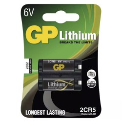 GP Jednorázová lithiová baterie 2CR5, 1-pack