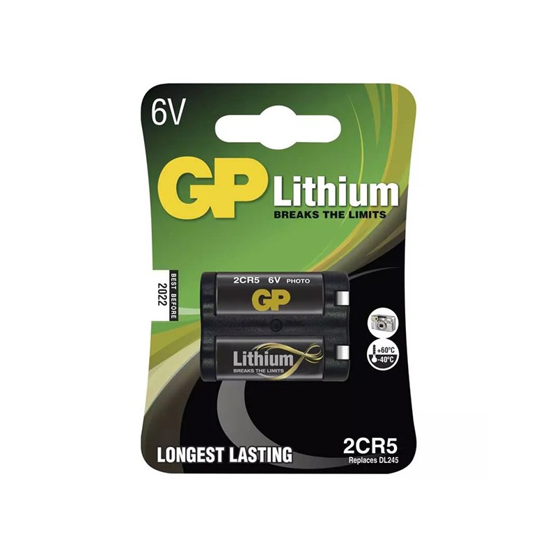 GP Jednorázová lithiová baterie 2CR5, 1-pack