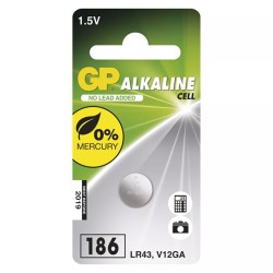 GP Jednorázová alkalická baterie LR43, 1-pack