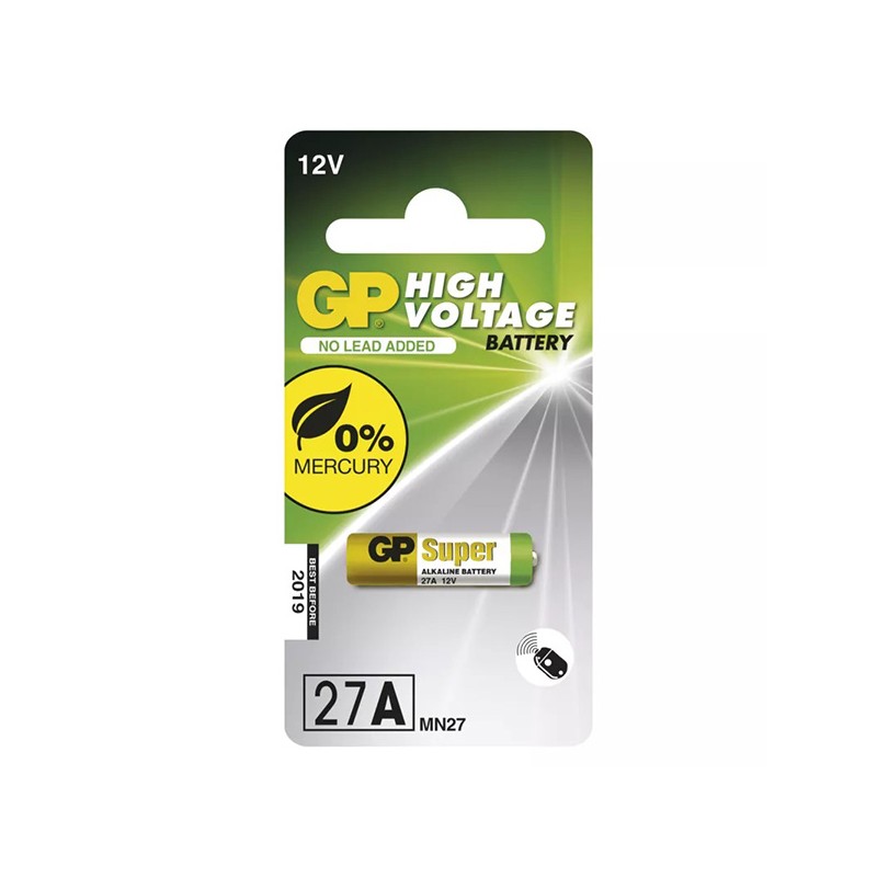 GP Jednorázová alkalická baterie A27, 1-pack