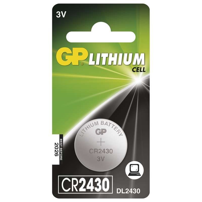 GP Jednorázová lithiová baterie CR2430, 1-pack