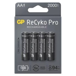 GP Nabíjecí Ni-MH baterie AA, 4-pack B26204