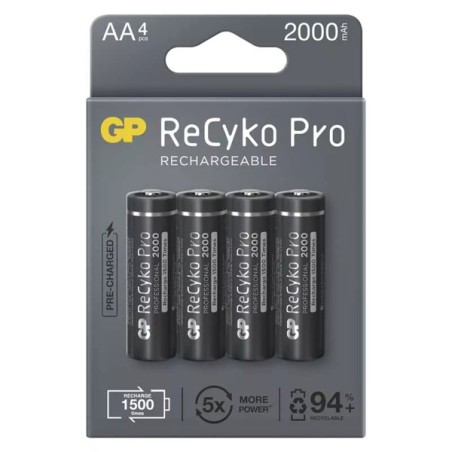 GP Nabíjecí Ni-MH baterie AA, 4-pack B26204