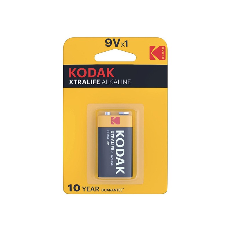 Kodak XTRALIFE Jednorázová alkalická baterie 9VA, 1-pack
