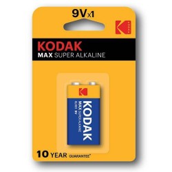 Kodak MAX SUPER Jednorázová alkalická baterie 9V, 1-pack