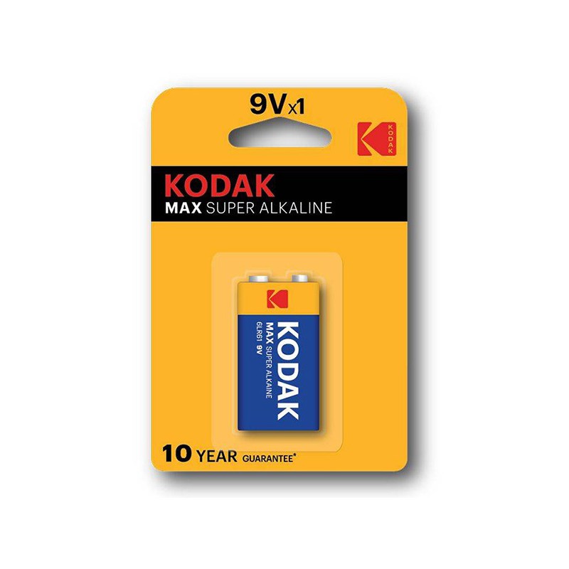 Kodak MAX SUPER Jednorázová alkalická baterie 9VA, 1-pack