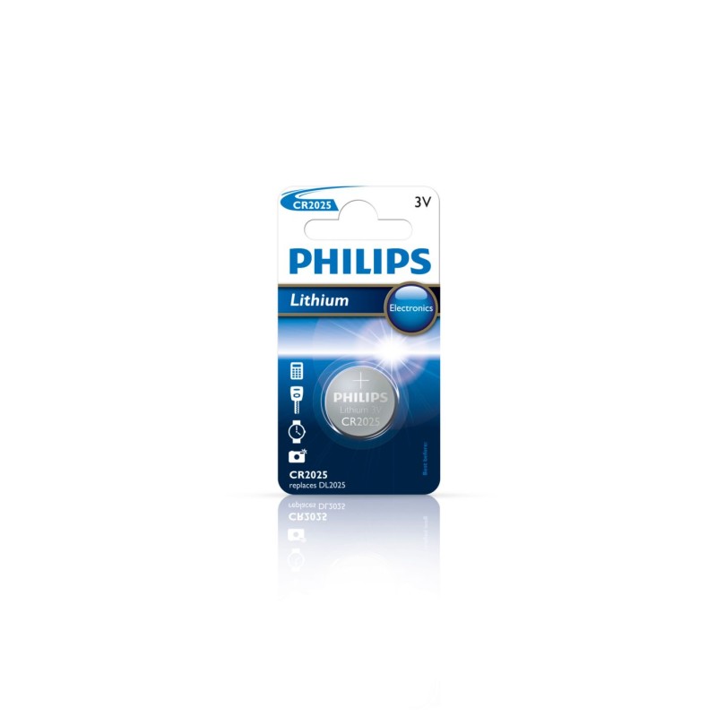 PHILIPS Jednorázová lithiová baterie CR2025, 1-pack