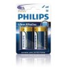 PHILIPS ULTRA Jednorázová alkalická baterie D, 2-pack