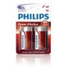 PHILIPS POWER Jednorázová alkalická baterie D, 2-pack