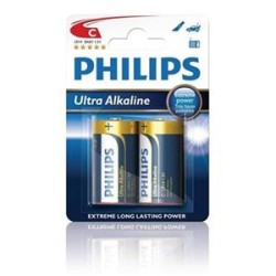 PHILIPS ULTRA Jednorázová alkalická baterie C, 2-pack