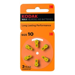 Kodak Jednorázová zinkovzdušná baterie P10, 6-pack