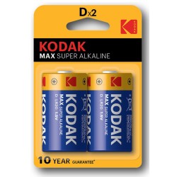 Kodak MAX SUPER Jednorázová alkalická baterie LR20, 2-pack