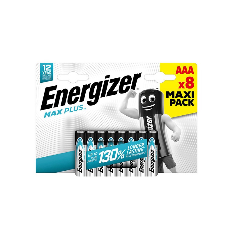ENERGIZER MAX Plus Jednorázová alkalická baterie AAA, 8-pack