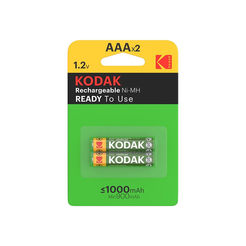 Kodak Nabíjecí Ni-MH baterie AAA, 2-pack KODREC001