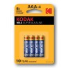 Kodak MAX SUPER Jednorázová alkalická baterie AAA, 4-pack