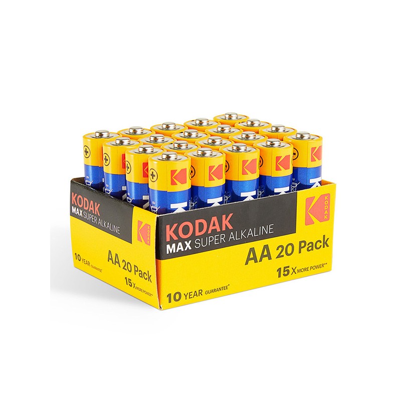 Kodak MAX SUPER Jednorázová alkalická baterie AA, 20-pack