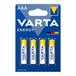 Varta Jednorázová alkalická baterie AAA, 4-pack VARLR3E