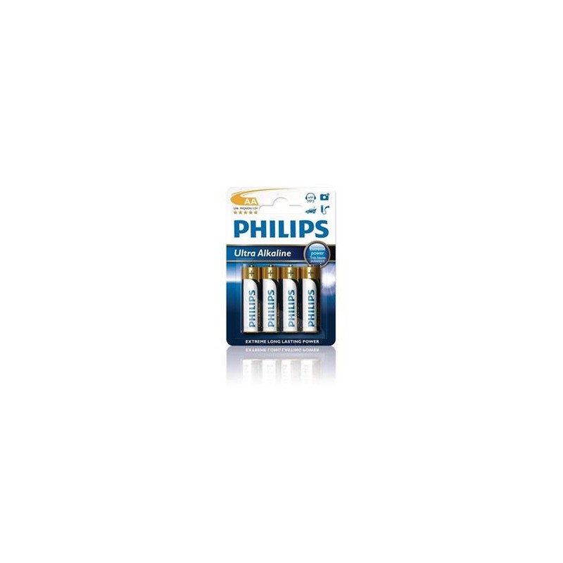 PHILIPS ULTRA Jednorázová alkalická baterie AA, 4-pack