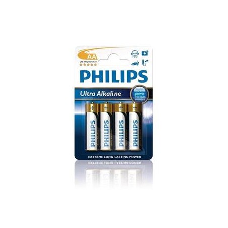 PHILIPS ULTRA Jednorázová alkalická baterie AA, 4-pack