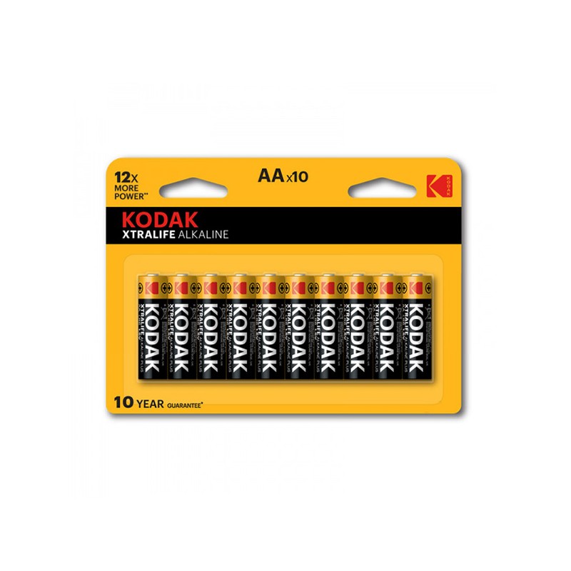 Kodak XTRALIFE Jednorázová alkalická baterie AA, 10-pack