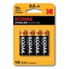 Kodak XTRALIFE Jednorázová alkalická baterie AA, 4-pack