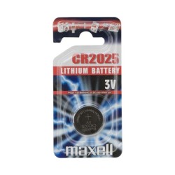 Maxell Jednorázová lithiová baterie CR2025, 5-pack