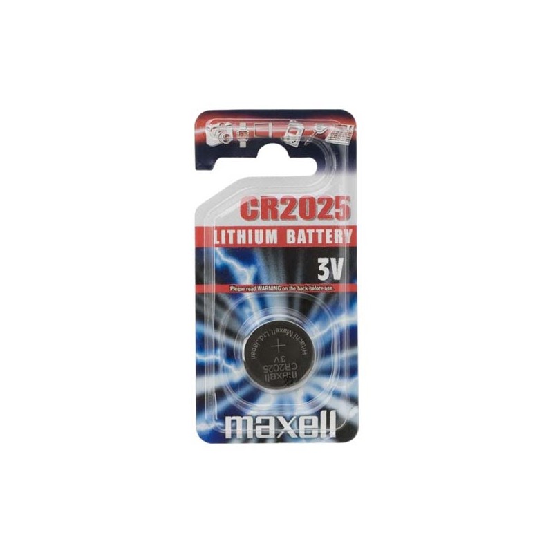 Maxell Jednorázová lithiová baterie CR2025, 5-pack