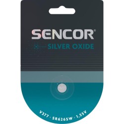 Sencor Jednorázová stříbrooxidové baterie SR626SW, 1-pack