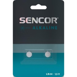 Sencor Jednorázová alkalická baterie LR44, 2-pack