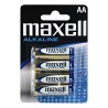 Maxell Jednorázová alkalická baterie AA, 4-pack LR64BP