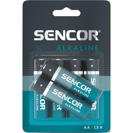 Sencor Jednorázová alkalická baterie AA, 6-pack