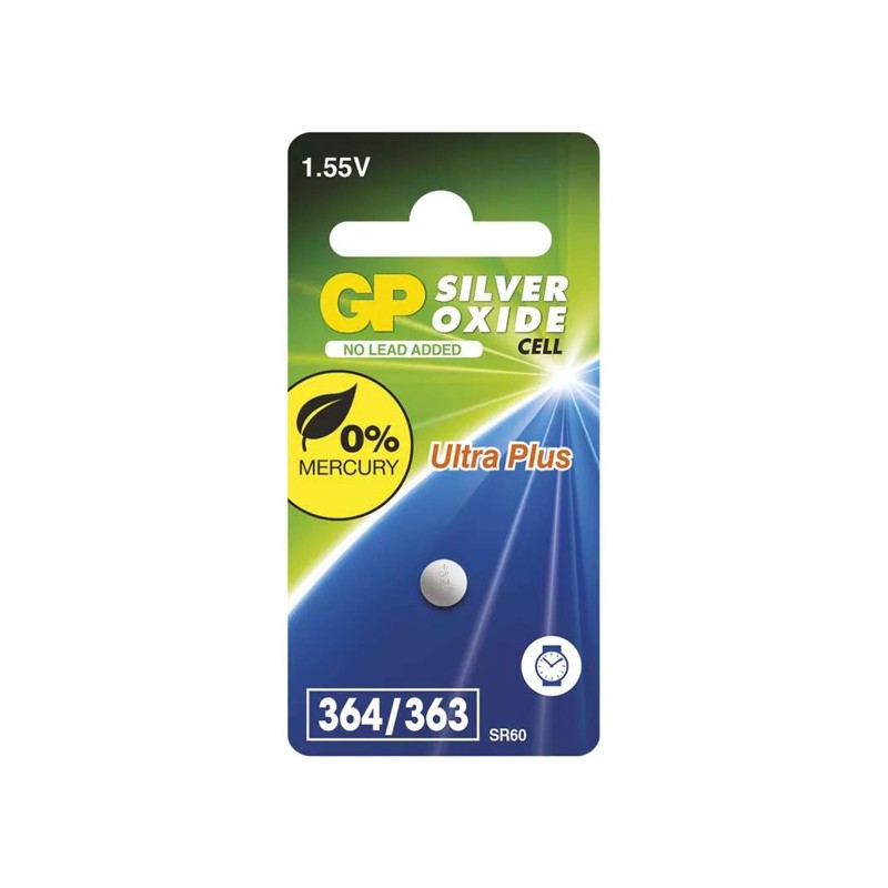 GP Jednorázová stříbrooxidové baterie SR621SW, 1-pack
