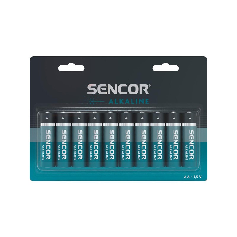 Sencor Jednorázová alkalická baterie AA, 10-pack
