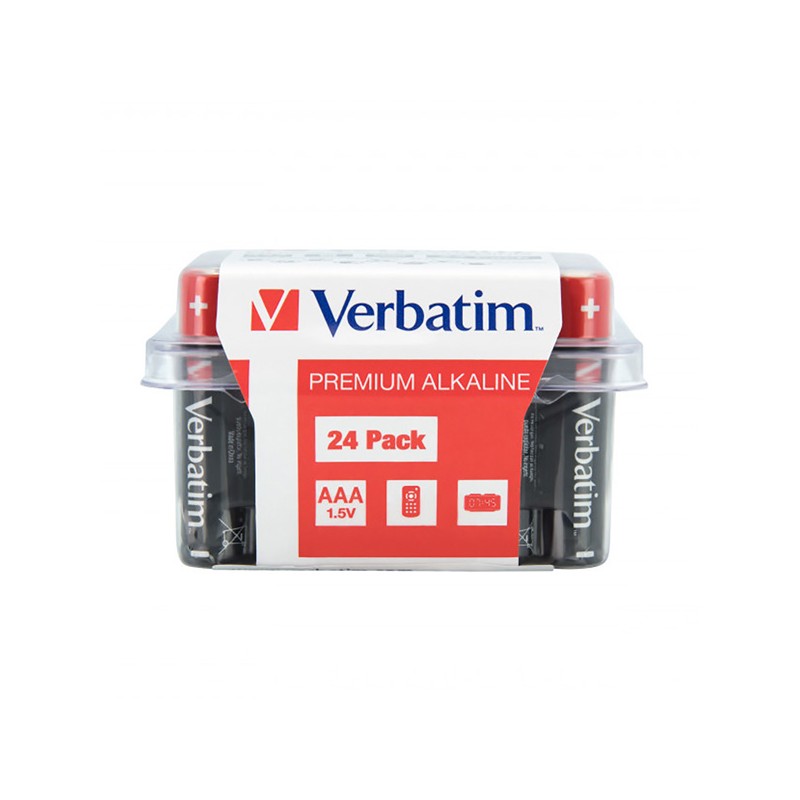 VERBATIM Alkalická Baterie AAA 24 Pack / LR03