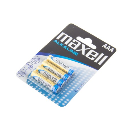 Maxell Jednorázová alkalická baterie AAA, 4-pack