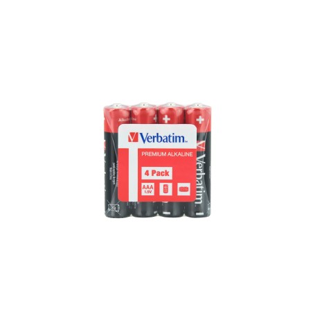VERBATIM Alkalické baterie AAA, 4 Pack - Shrink, LR3