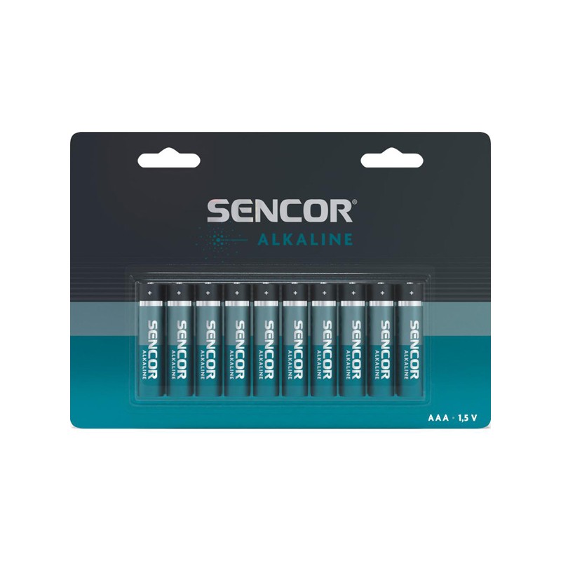 Sencor Jednorázová alkalická baterie AAA, 10-pack