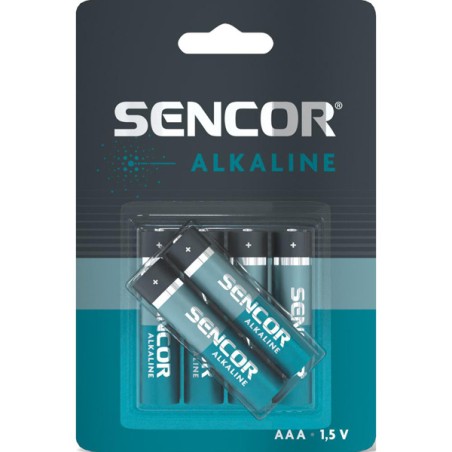 Sencor Jednorázová alkalická baterie AAA, 6-pack