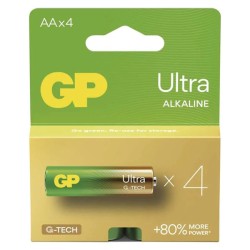 GP Ultra Jednorázová alkalická baterie AA, 4-pack