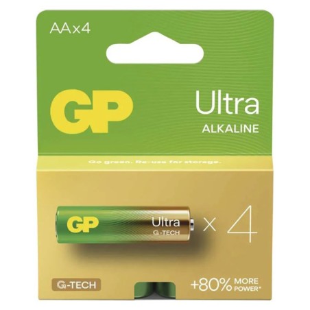 GP Ultra Jednorázová alkalická baterie AA, 4-pack