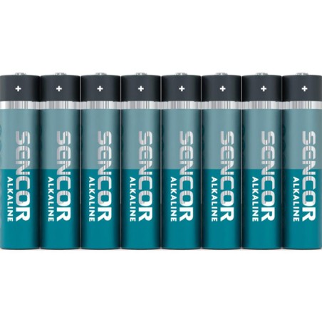 Sencor Jednorázová alkalická baterie AAA, 8-pack