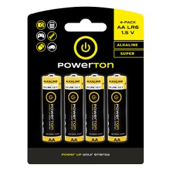 Powerton ENERGY ALKAMAX Jednorázová alkalická baterie AA, 4-pack