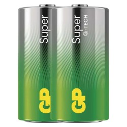 GP Jednorázová alkalická baterie C, 2-pack