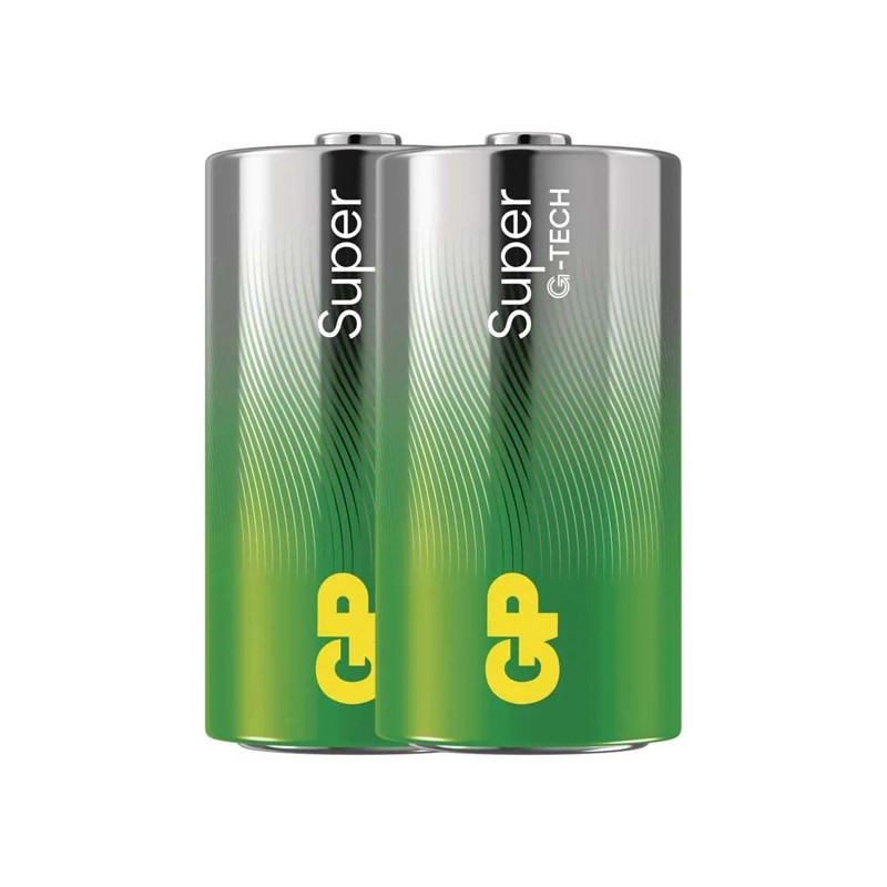 GP Jednorázová alkalická baterie C, 2-pack