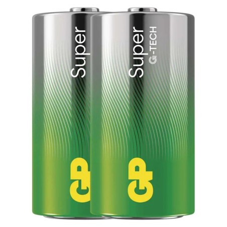 GP Jednorázová alkalická baterie C, 2-pack