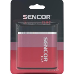 Sencor Jednorázová zinkouhlíková baterie 3R12, 1-pack