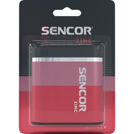 Sencor Jednorázová zinkouhlíková baterie 3R12, 1-pack
