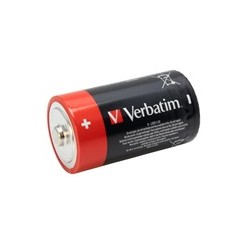 VERBATIM Alkalické baterie D, 2 PACK / LR20