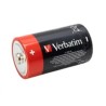 VERBATIM Alkalické baterie D, 2 PACK / LR20